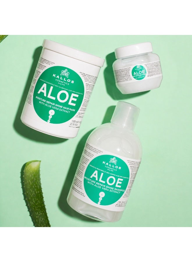Kallos Aloe Shampoo with a aloe vera extract 1000 ml – Hydrating Shampoo for Healthy Looking Hair - Image 3
