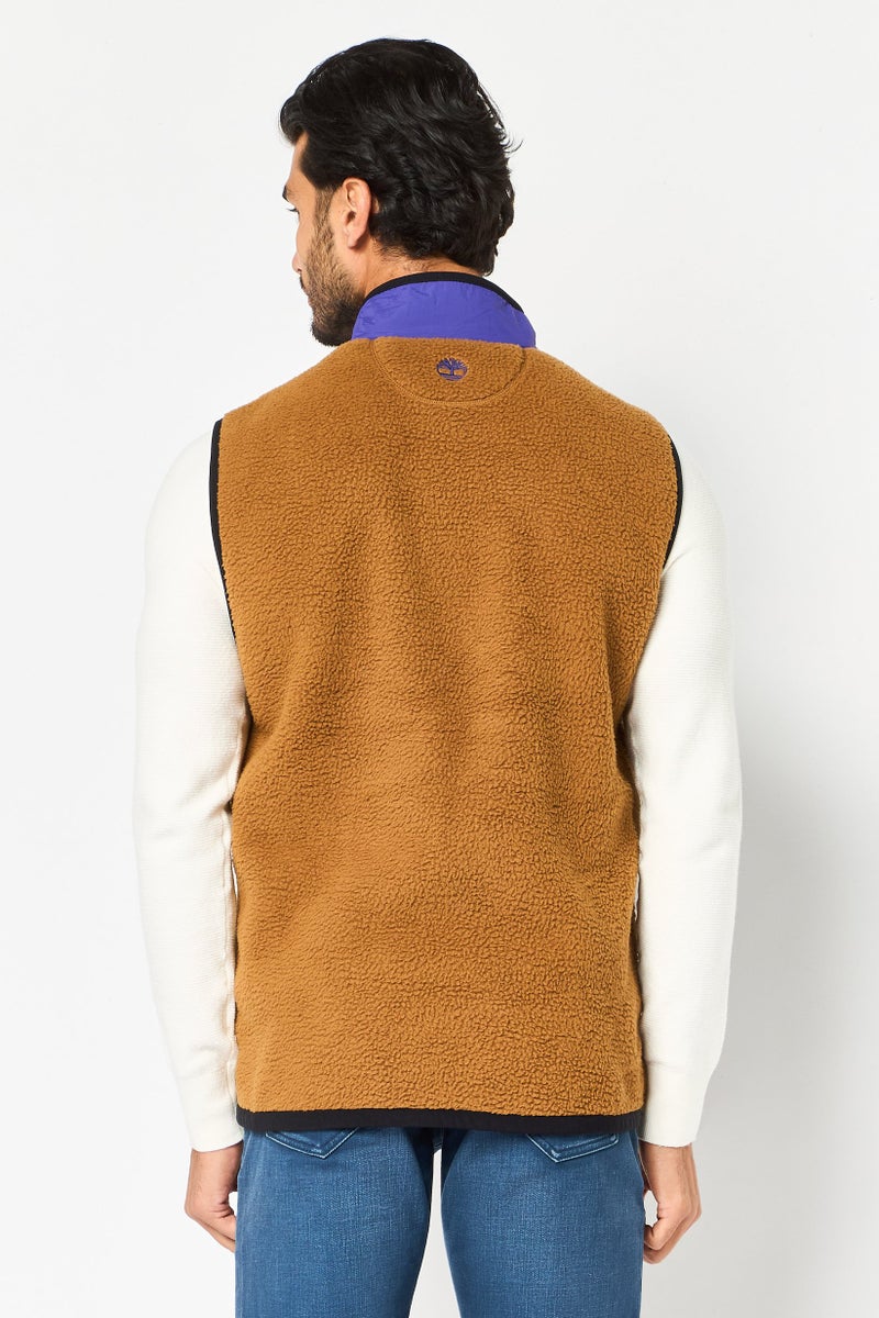Timberland Men Brand Logo Vest Jacket, Multicolor - Image 3