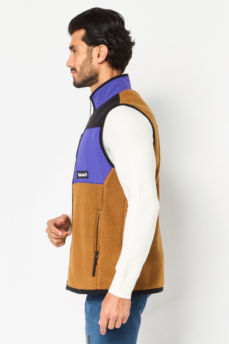 Timberland Men Brand Logo Vest Jacket, Multicolor - Image 4