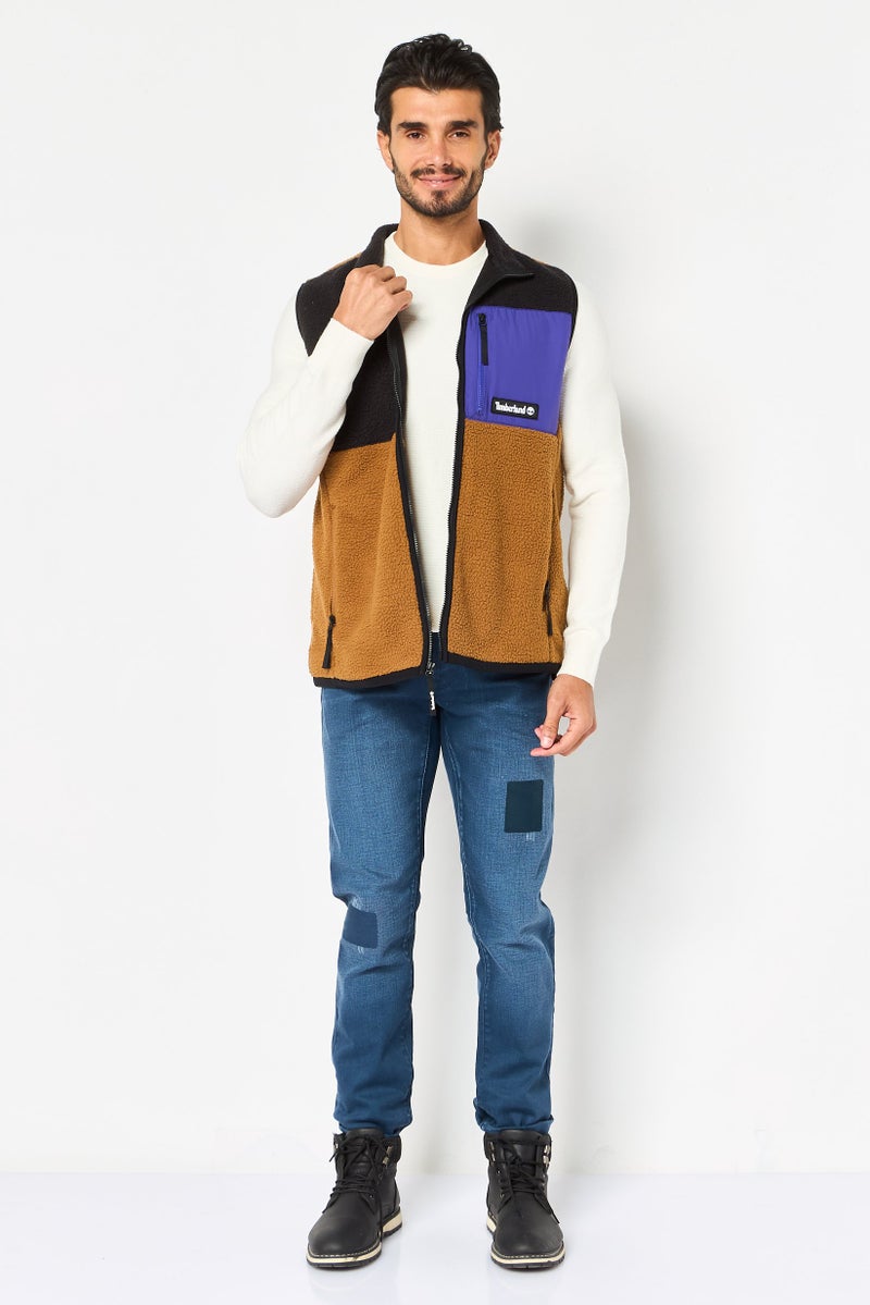 Timberland Men Brand Logo Vest Jacket, Multicolor - Image 2