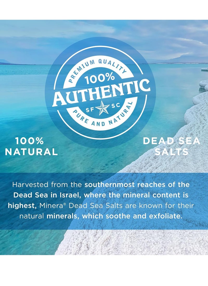 Minera Minera Dead Sea Salt, 100% Pure & Natural, 5 lbs. Fine Grain (0-1.7 mm) Bulk Bag, Easily Dissolving Dead Sea Salts for Soaking & Bathing, Skin Nourishing Fine Sea Salt, Unscented  - Image 3