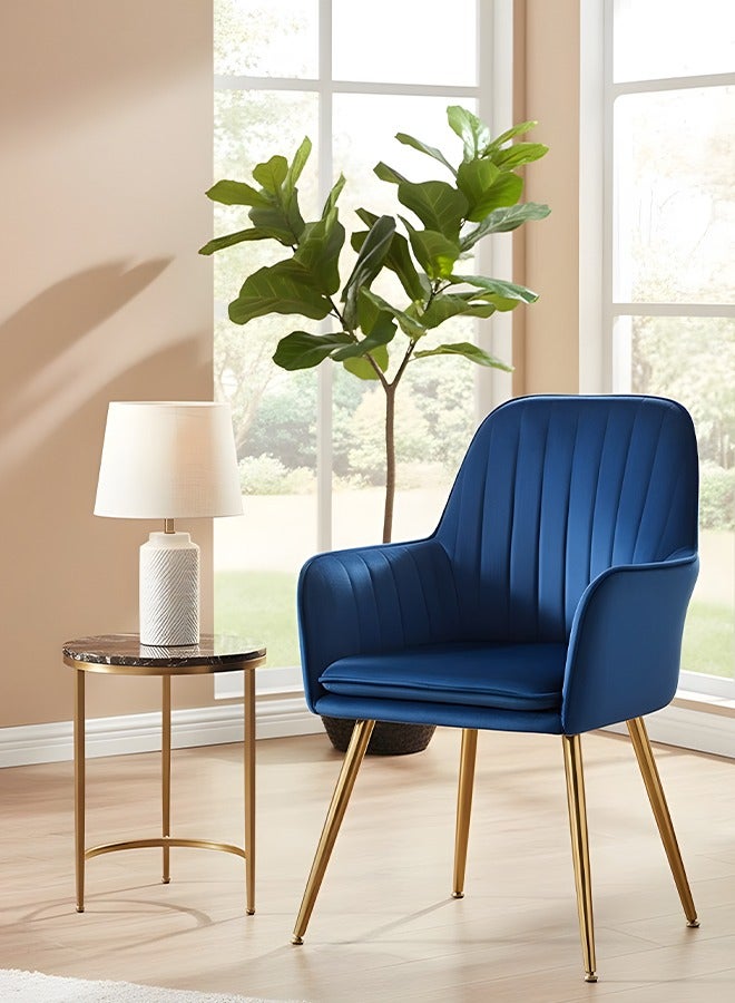 Taimi Chair With A Modern And Comfortable Design For The Living Room And Office Room In Blue Color - Image 1