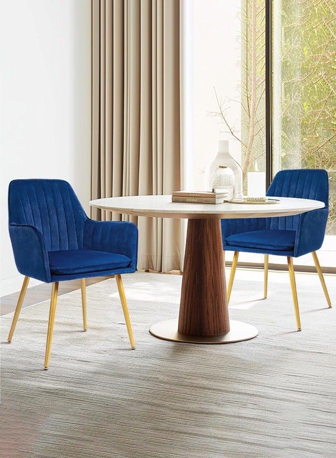 Taimi Chair With A Modern And Comfortable Design For The Living Room And Office Room In Blue Color - Image 3