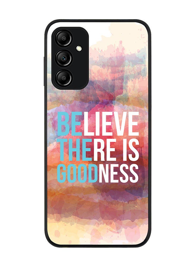 Stylizedd Rugged Black edge case for Samsung Galaxy M14 5G Slim fit Soft Case Flexible Rubber Edges Anti Drop TPU Gel Thin Cover -  Be The Good - Image 1