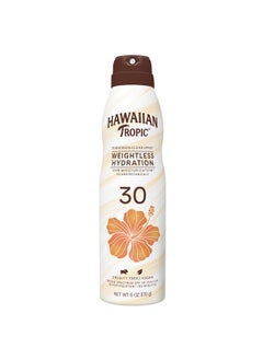 Hawaiian Tropic Weightless Hydration Clear Spray Sunscreen Spf 30 6Oz ; Hawaiian Tropic Sunscreen Spf 30 Sunblock Oxybenzone Free Sunscreen Spray On Sunscreen Body Sunscreen Spray Spf 30 6Oz - pzsku/Z375600980150158D138AZ/45/_/1696069131/d4c2064e-4aab-4be7-960d-b4e0b922a4c7