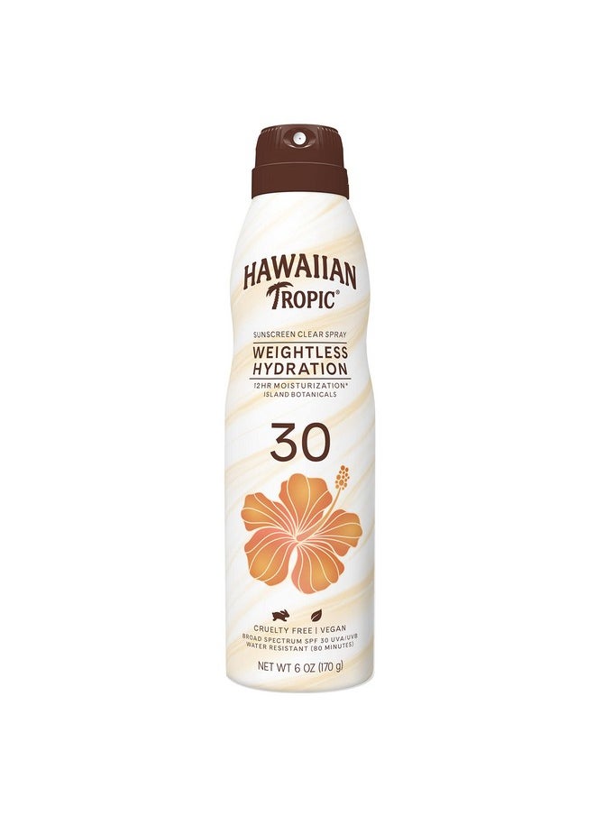 Hawaiian Tropic بخاخ واقي من الشمس خفيف الوزن من هاوايان تروبيك، 6 أونصات؛ بخاخ واقي من الشمس من هاوايان تروبيك، 30 مل، خالٍ من الأوكسي بنزون، بخاخ واقي من الشمس للجسم، 30 مل، 6 أونصات  - Image 2