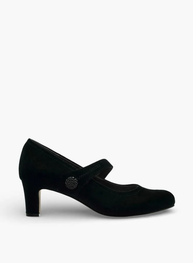 لو كونفورت Women Block Heel Mary Jane Shoes