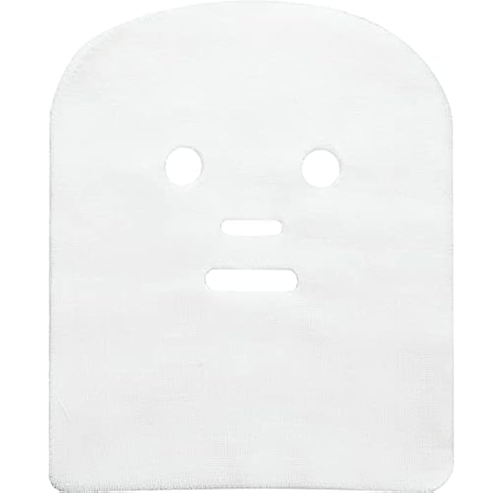 Maitys 150 Pieces Pre-cut Gauze Facial Cotton Beauty Face Pads Gauze Skin Care High Frequency for Facial Spa(10 x 12 Inch,Rectangle Face Style) - Image 1