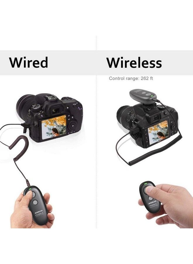 AODELAN Camera Remote Control Wireless Shutter For Canon Eos Rp R6 Ros Rp Rebel T6 T7 T5 T3 Sl2 5D Mark Ii 5D Mark Iii 5D Mark Iv 6D Mark Ii 7D Mark Ii 7D Series 5D Series; For Fujifilm Xt3  - Image 3