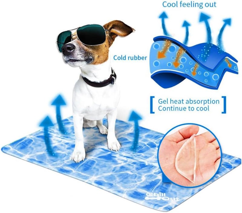 أوول فور بوز ALL FOR PAWS 8003 Chill Out - حصيرة التبريد للكلاب المتوسطة، بطانية Chill Out المنعشة، مقاس M، 50 × 40 سم - Image 4
