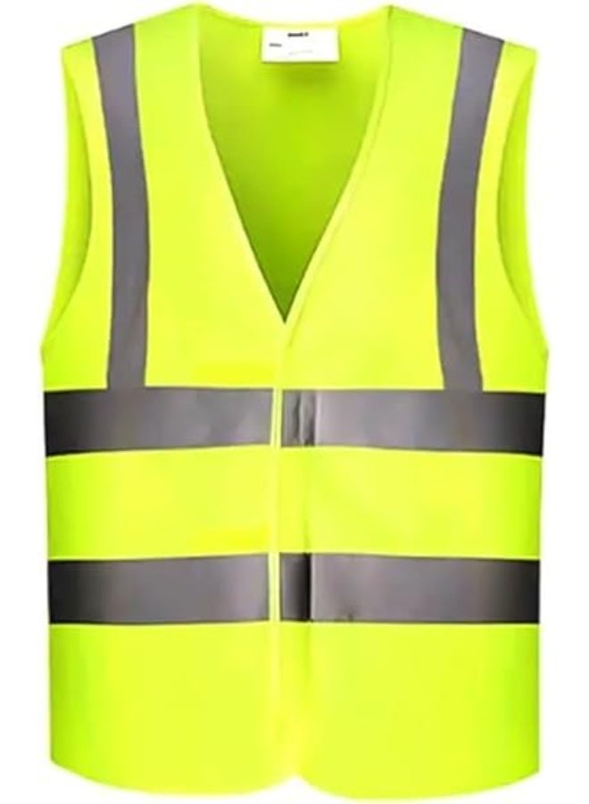 فكسر سترة أمان عاكسة عالية الوضوح - طقم من 5 قطع، للجنسين (مقاسات M، L، XL، 2XL) - Image 1