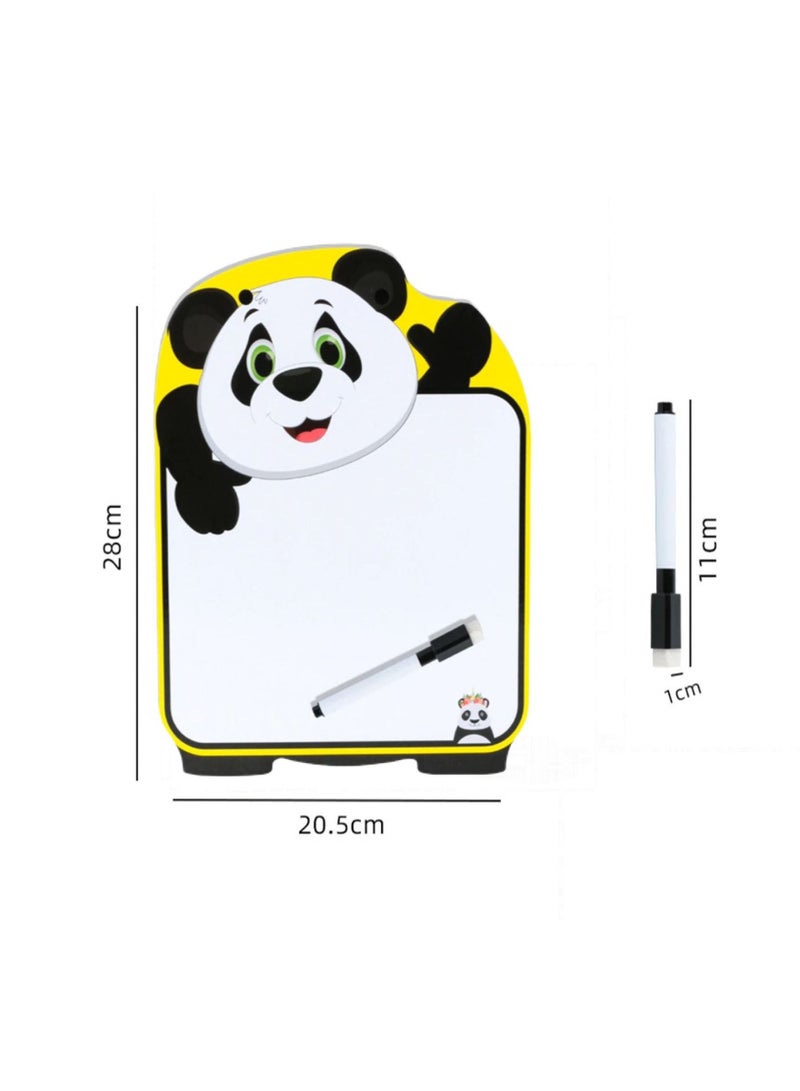 Highland 2 in 1 Panda Style Kid’s Erasable Drawing Writing White Board with Marker Pen Early Learning Toy - Image 2