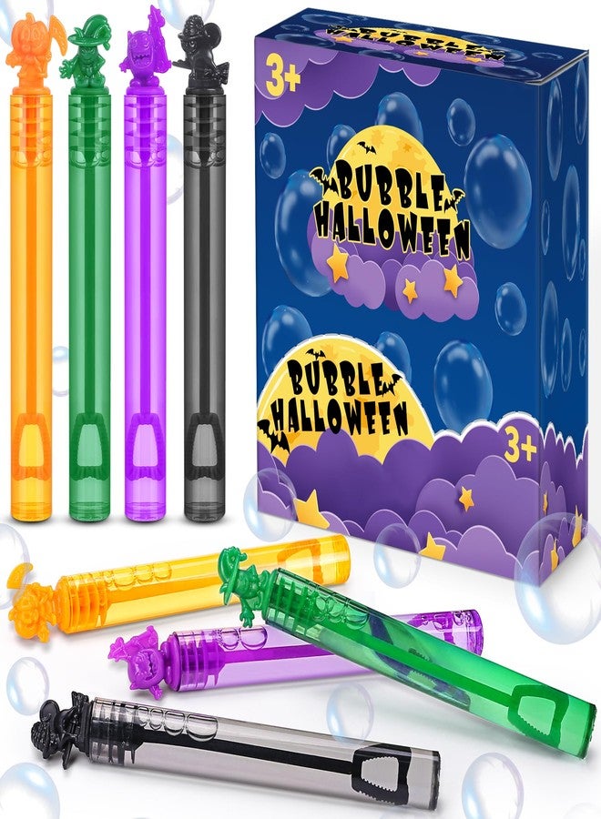 MAPIXO Halloween Party Favors Bulk for Kid, 32Pcs Mini Pumpkin Bubble Wands, Goodie Bag Filler, Halloween Trick or Treats Non Candy, Classroom Prizes, Pinata Stuffer, Basket, Gift Box Toy Supplies, Birthday - Image 2