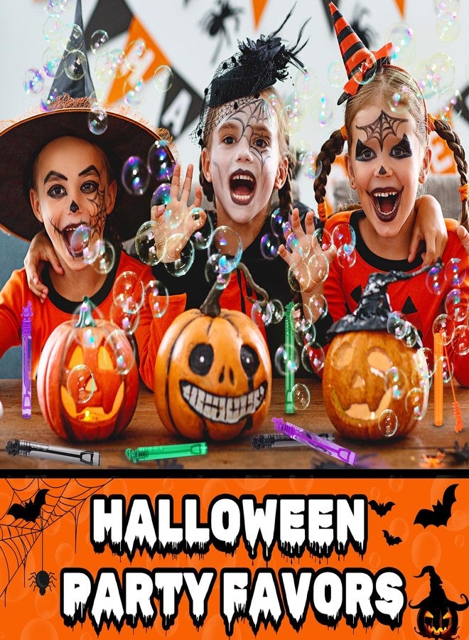 MAPIXO Halloween Party Favors Bulk for Kid, 32Pcs Mini Pumpkin Bubble Wands, Goodie Bag Filler, Halloween Trick or Treats Non Candy, Classroom Prizes, Pinata Stuffer, Basket, Gift Box Toy Supplies, Birthday - Image 4