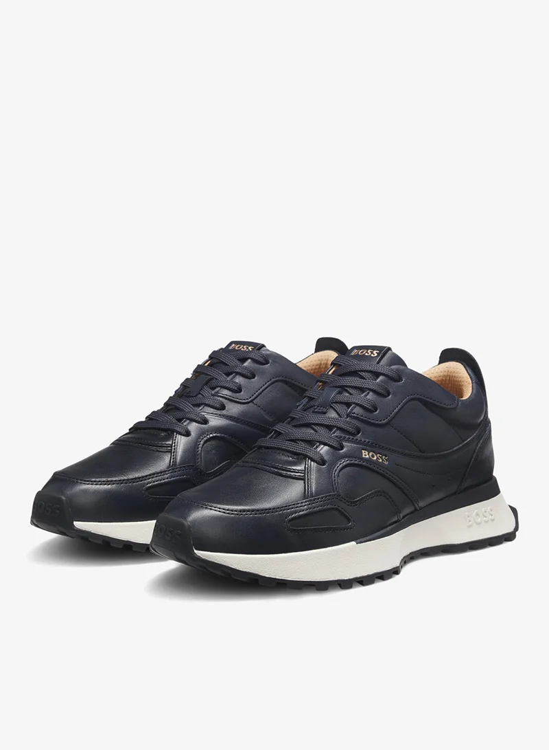 BOSS Trainers in burnished leather