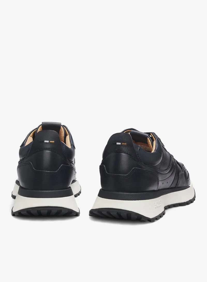 BOSS Trainers in burnished leather