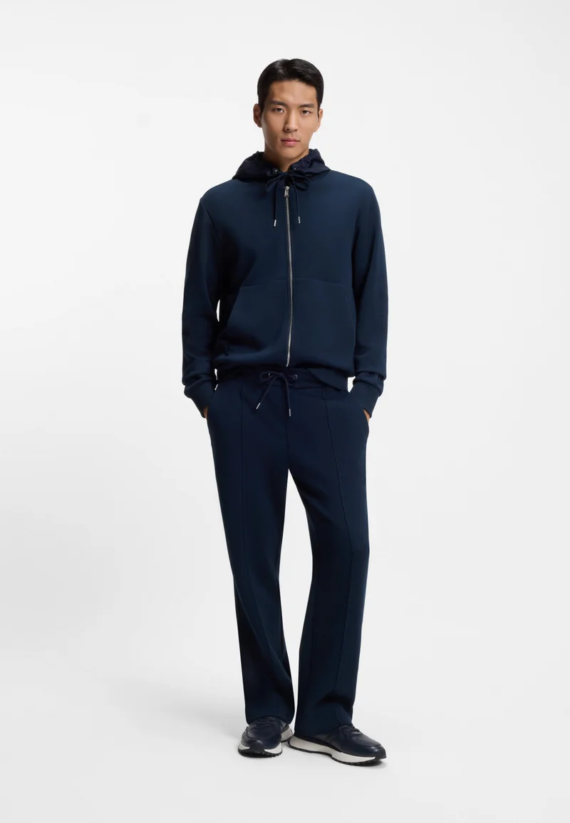 BOSS Black Trainers in burnished leather for Men | Best Price UAE