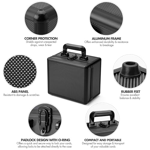 FunGuys TopLoader Storage Box - Holds 400+ Trading Cards, One Touch Card Holder - Image 4