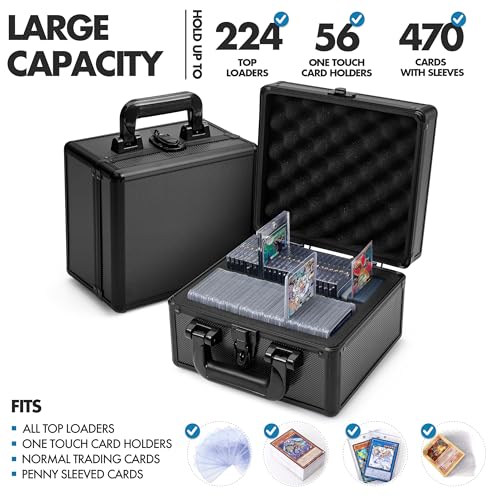 FunGuys TopLoader Storage Box - Holds 400+ Trading Cards, One Touch Card Holder - Image 3