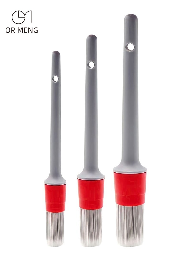 OR MENG Detailing Brush Set 3 Pcs Cleaning Brush Set For Car And Home - Image 1