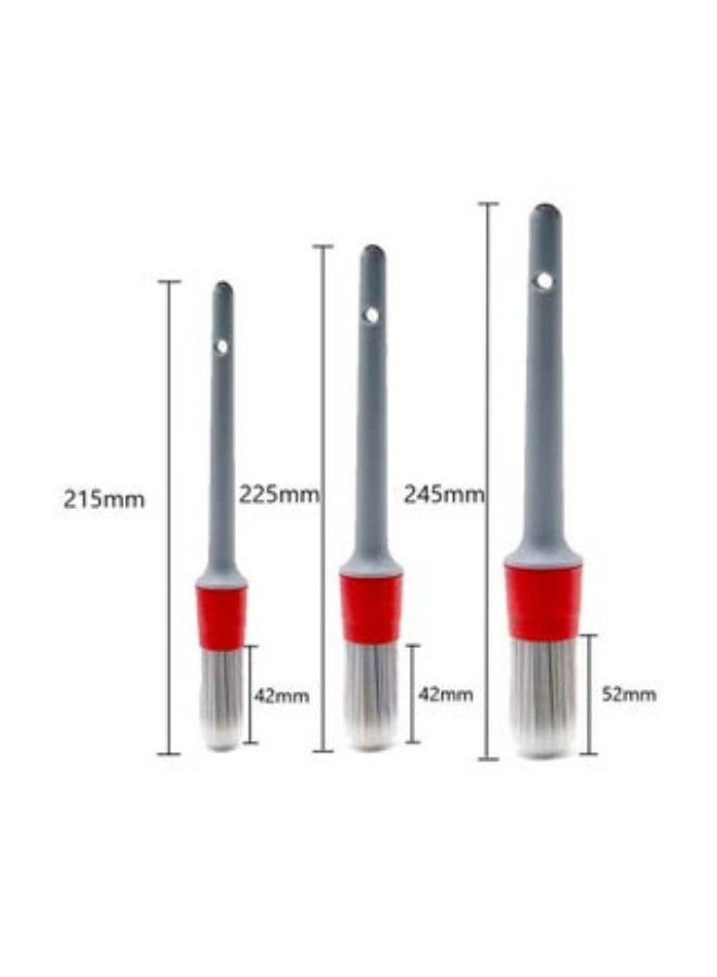 OR MENG Detailing Brush Set 3 Pcs Cleaning Brush Set For Car And Home - Image 2