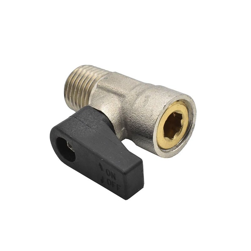 Interstate Pneumatics VP40 1/4" MPT Mini Drain Valve for Air Compressors - Image 1