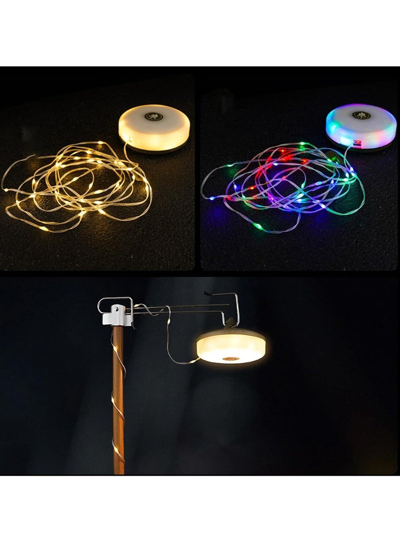 TIGER Camping String Lights, USB Rechargeable Outdoor Fairy Lights with Multi Modes, Flexible & Waterproof Portable Lights for Camping, Yard, Hiking, Christmas Decoration – Ideal for Outdoor Adventures  - Image 5