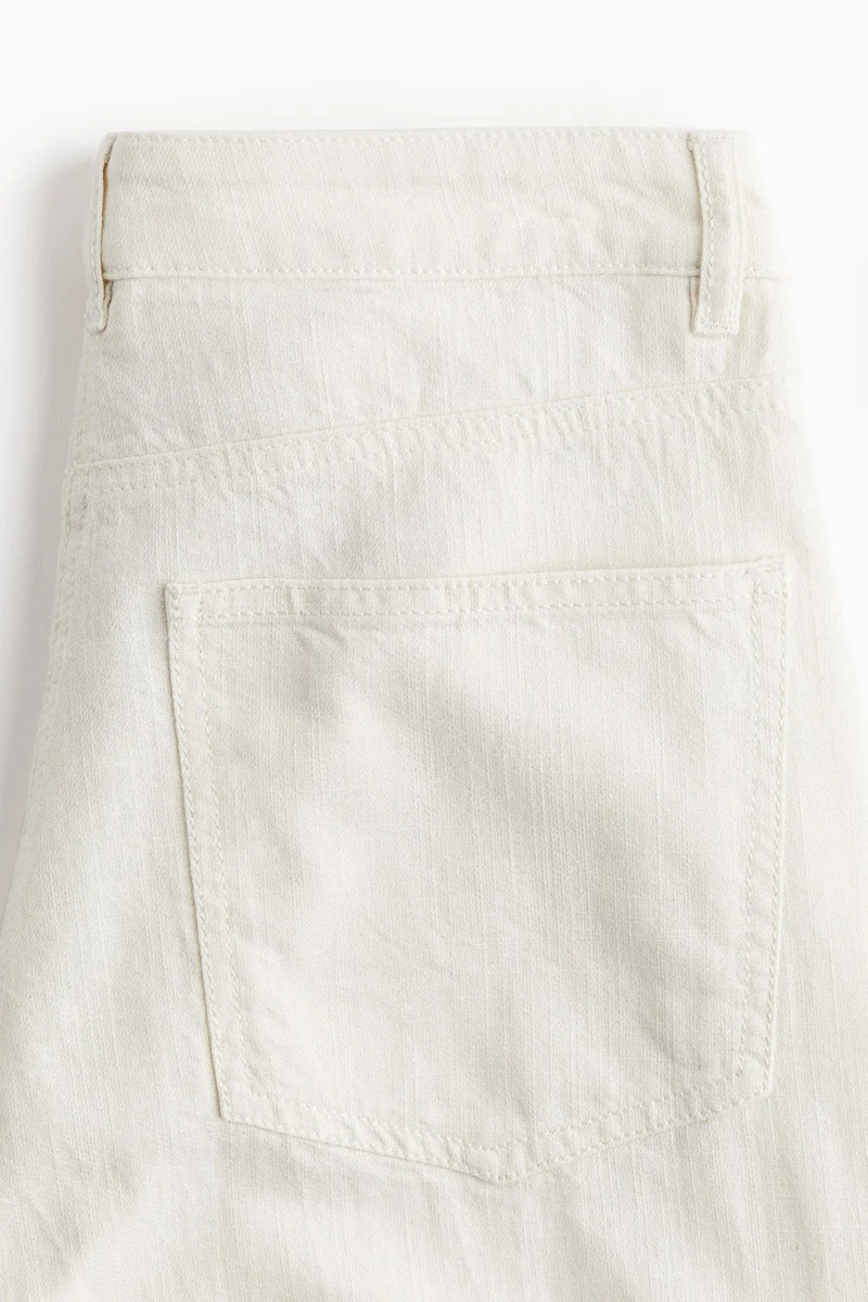 H&M Wide cotton trousers