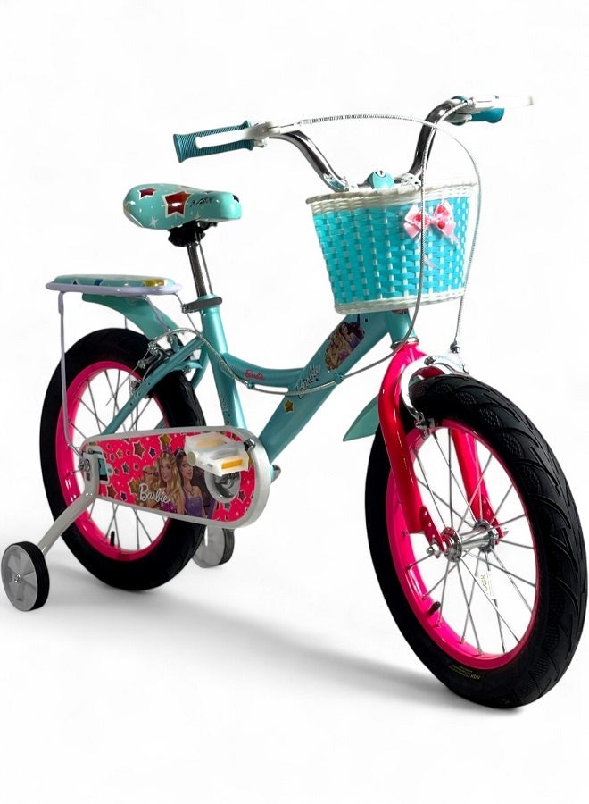 فلاش دراجة اطفال بناتي من فلاش لون تركواز - مقاس 12 من 3 سنوات ل 5 سنوات - الوكيل الرسمية في مصر المنتج GTG TOYS - Image 2