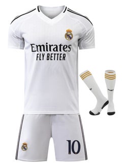 ماركة غير محددة 2425 ريال مدريد Mbappe رقم 10 قمصان كرة القدم للأطفال قميص كرة القدم بدلة رياضية  - Image 2