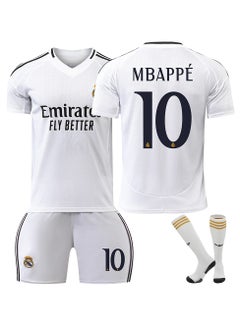 ماركة غير محددة 2425 ريال مدريد Mbappe رقم 10 قمصان كرة القدم للأطفال قميص كرة القدم بدلة رياضية  - Image 5