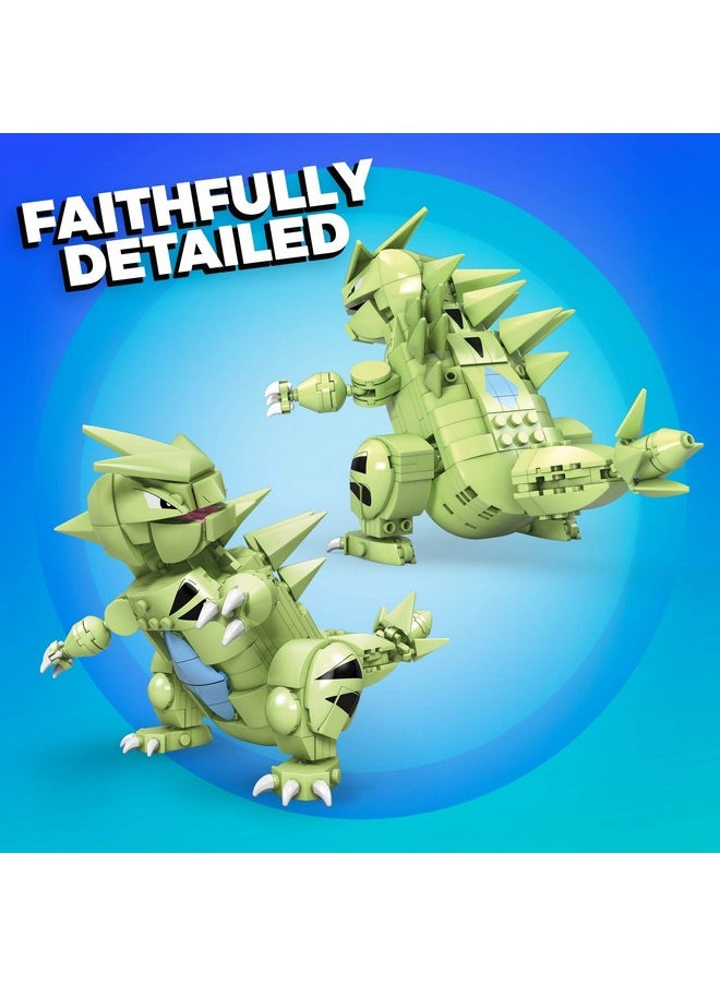 MEGA - Pokémon Tyranitar Building Set With 396 Compatible Bricks And Pieces Toy Gift Set - Image 1