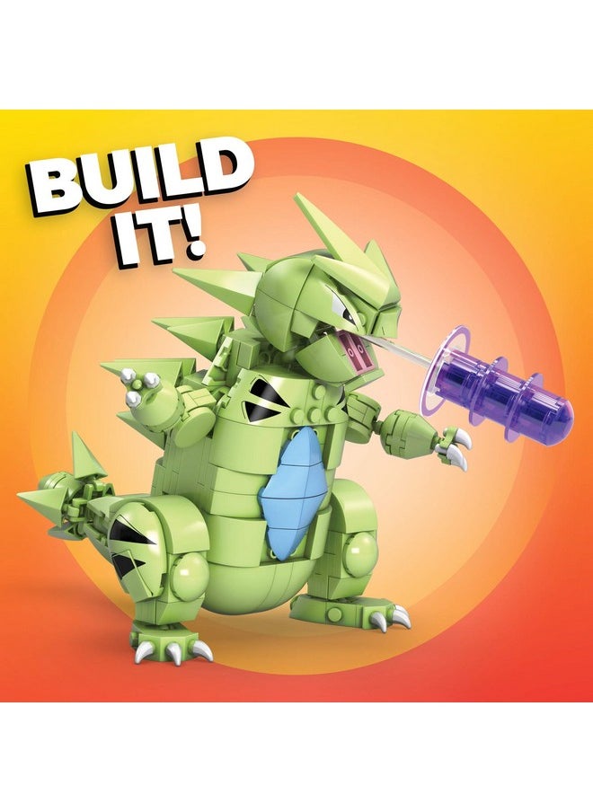 MEGA - Pokémon Tyranitar Building Set With 396 Compatible Bricks And Pieces Toy Gift Set - Image 1