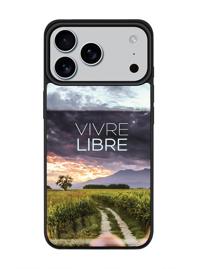 Stylizedd iPhone 17 Pro Max Case, [Compatible with MagSafe] Slim Magnetic cover Phone Case iPhone 17 Pro Max -Vivre Libre - Image 1