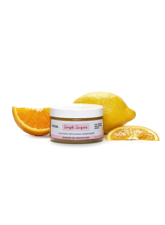 simple sugars Vitamin C Facial Cleansing Exfoliating Moisturizer For Sensitive Skin Combination Skin Eczema Dry Skin Psoriasis - Image 1