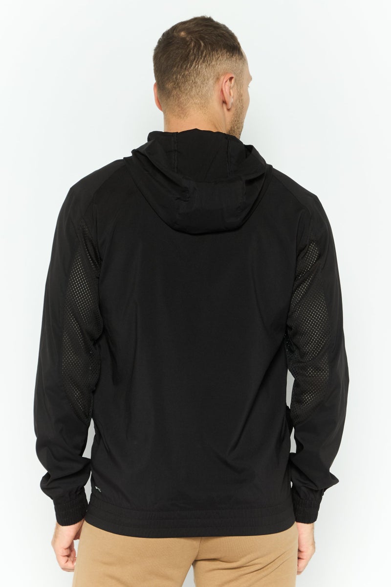 PUMA Men Sportswear Fit Brand Logo Outdoor Hooded Jacket, Black - Image 4