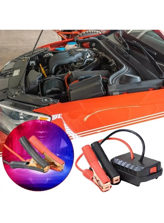 Car Emergency Starter for Makita Battery, Lithium Battery Converter and Booster Cable Adapter, Auto Ignition Device with Charger Clip, Emergency Power Supply for DIY Tools and Vehicle Jump Start - Image 4