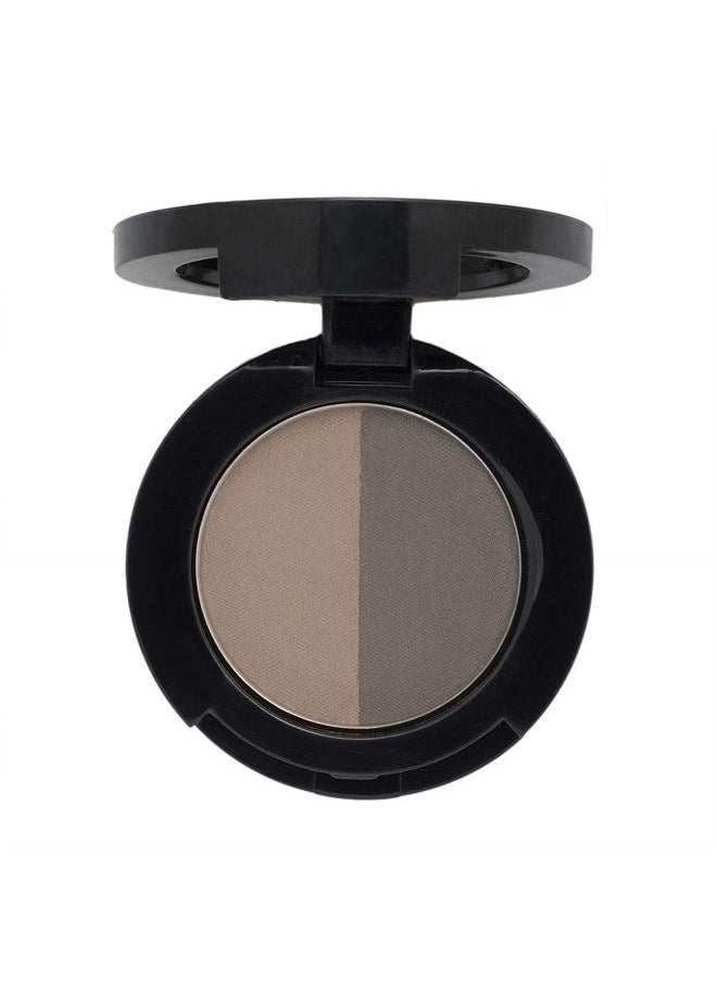 MELLOW - Cosmetics Brow Duo - Luminous Eyebrow Powder for Natural Looking, Voluminous Brows - Eyebrow Filler for Brows - Vegan Brow Definer - Chocolate - Image 1