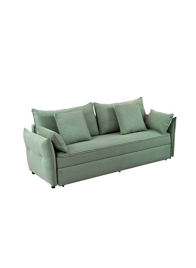 Danube Home Zaden 3 Seater Fabric Sofabed Modern Design Three Seat Sofas Comfortable Living Room Furniture L 220 x W 86 x H 92 cm Green - pzsku/Z3756E99006288DB800B8Z/45/_/1712919681/9c16b6e1-aab5-4ac0-8b43-0d8b40a2eaa6