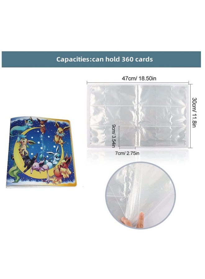 9 Pocket card album 180 Cards Map Game Collection Binder Holder Folder Top Loaded List Toys Gift for kids - Image 2