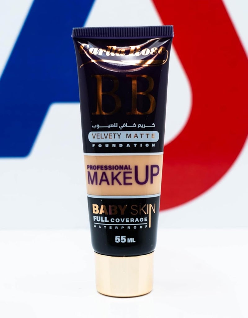 BB Foundation, Velvety Matte, Full Coverage Waterproof, 55ml, No. 83