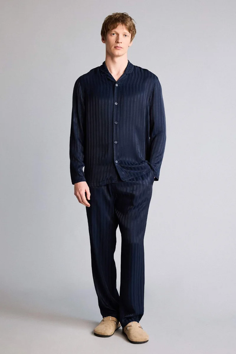 ديفاكتو 2 piece Regular Fit Striped Set