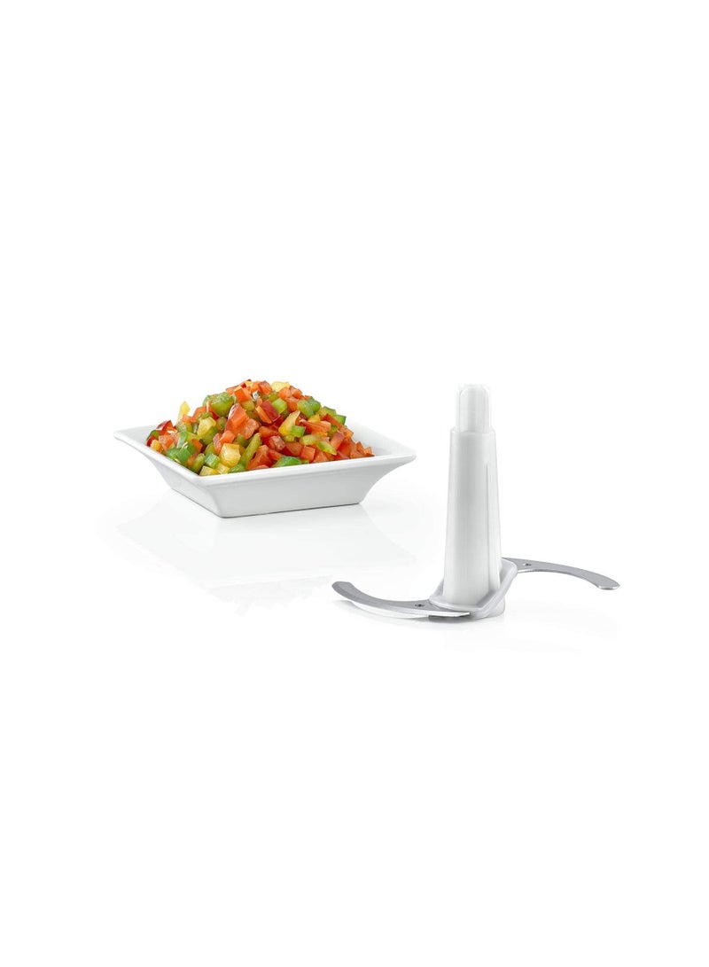 خلاط يدوي 3 في 1 من بلاك + ديكر مع قطاعة، 600 واط، أسود، موديل HB600-B5 - Image 3