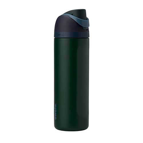 Owala FreeSip Insulated Stainless Steel Water Bottle with Straw BPAFree Sports Water Bottle Great for Travel 24 Oz Lost Signal - Image 1