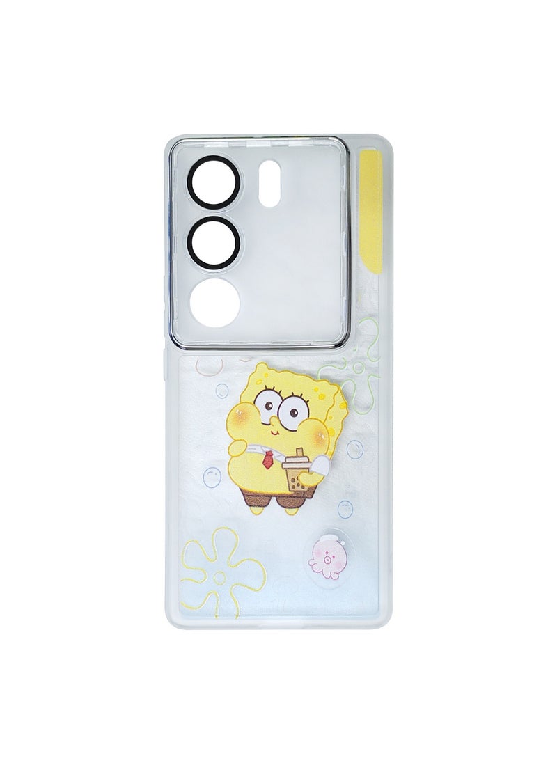 X-level Vivo V29 5g Case Cover Cartoon Pattern Protector with Comfortable Touch Feeling,Easy Install, Camera Len Protection Anti-scratch Anti-drop Anti-fingerprint Phone Shell Back Cover Accessory  - Image 1