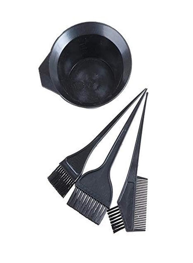 Sweetpea�Hair Coloring Dye Kit Brushes with Mixing Bowl Also Used for Facial Cream and Bleach Mixing Bowl for Home and Salon Use (Bowl with 3PCS Brush) - Image 3