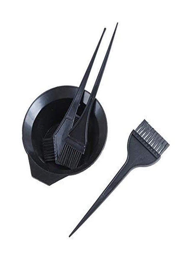 Sweetpea�Hair Coloring Dye Kit Brushes with Mixing Bowl Also Used for Facial Cream and Bleach Mixing Bowl for Home and Salon Use (Bowl with 3PCS Brush) - Image 4
