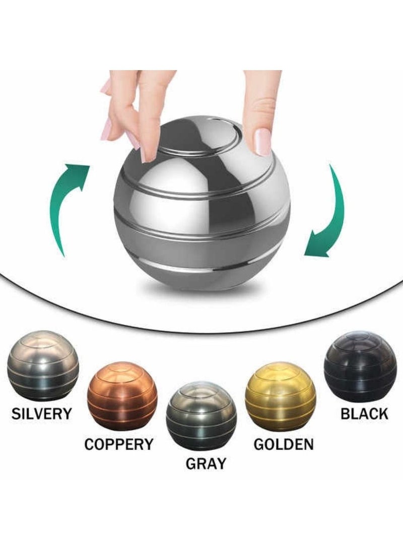 Prime Fingertip Rotating Tabletop Ball Toy 55mm Blue - Image 2