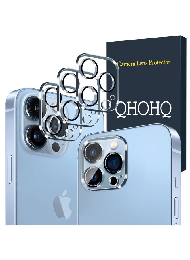 QHOHQ [3 Pack] Tempered Glass Camera Lens Protector for iPhone 6.1" ＆ iPhone 6.7", 9H Hardness, HD, Anti-Scratch, Easy to Install, Case Friendly [Does not Affect Night Shots] - Image 1