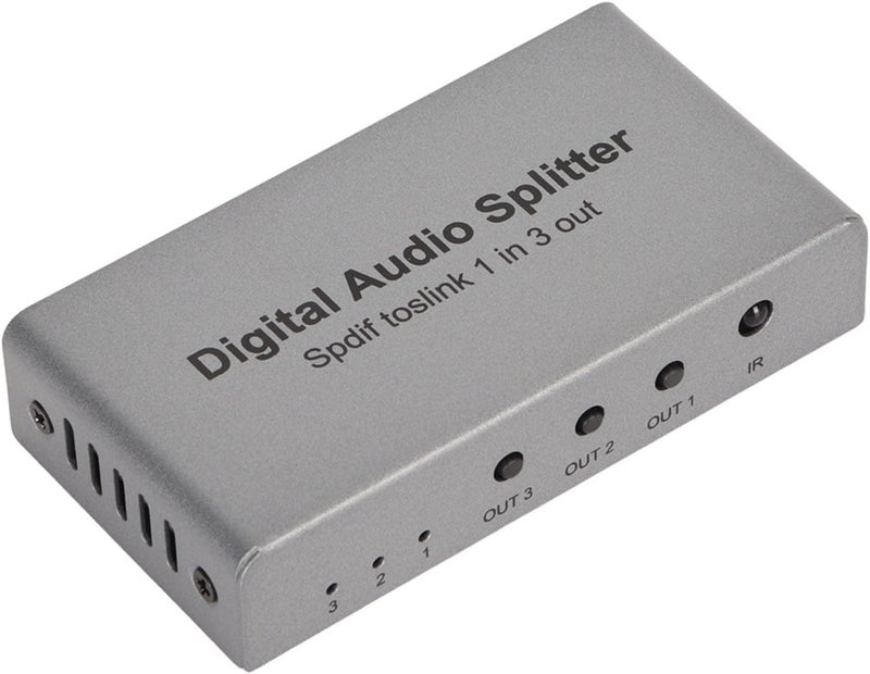 SPDIF SPDIF Optical Sound Splitter, Professional Professional Digital Optical Sound Overvoltage Protection Plug and Game for Home Theater CD - Image 3
